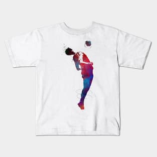 Football player sport art #football Kids T-Shirt